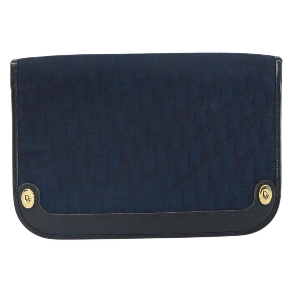 Dior Trotter Clutch Bag Navy